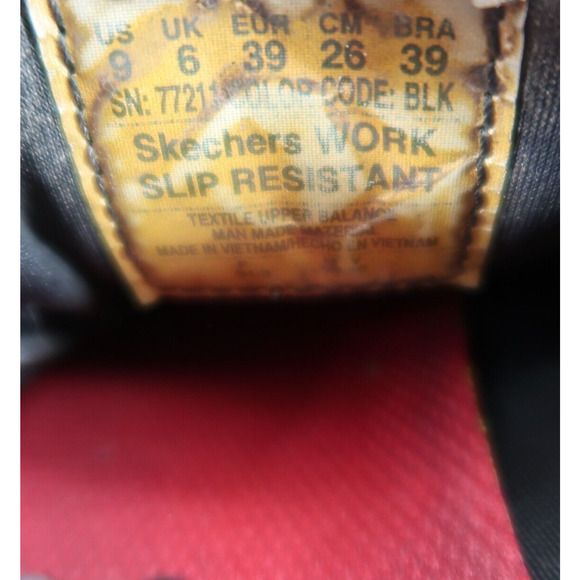 Skechers Shoes Womens 9 Slip On Sneakers Work Relaxed Fit Memory Foam Alex Black - Picture 14 of 16